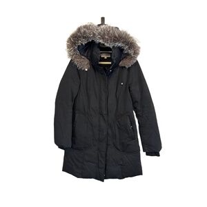Sandova Down Parka Coat Jacket Black Large